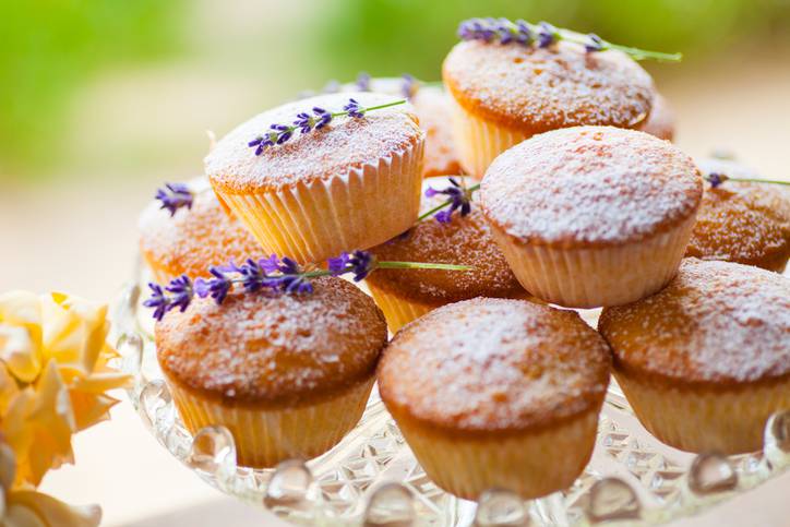 muffin alla lavanda